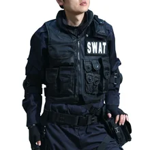 60CM Military Tactical Vest New Black Outdoor SWAT FBI High Quality Protective Combat Police Equipment Security Training Vest