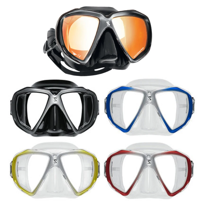 

Scubapro Spectra Super soft and comfortable silicone diving mask Reflective coated