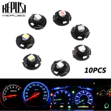 Buy 10PCS T4.2 LED Light Dashboard Instrument Bulb lamp 12V Neo Wedge White/Blue/Ice Blue/Red/Yellow/Green For Honda Accord Civic Free Shipping