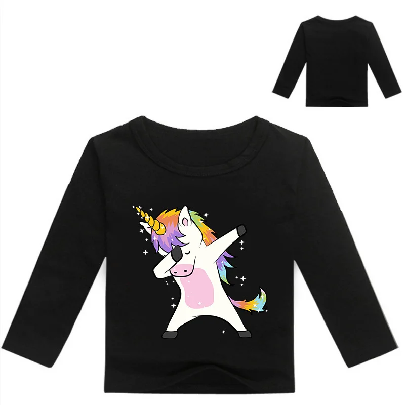 

Kids T shirt unicorn tshirt boys girls long sleeve clothing top tee shirt fille enfant garcon T-shirt clothes