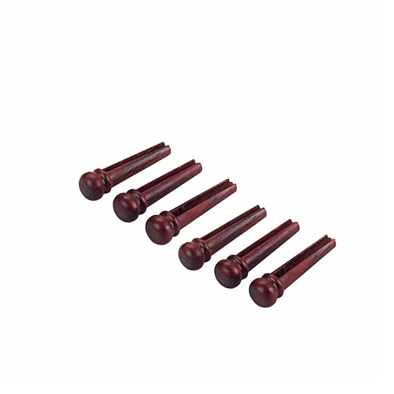 

2019 Guitar Pin Red Wood For Acoustic 6 String Pin Bridge