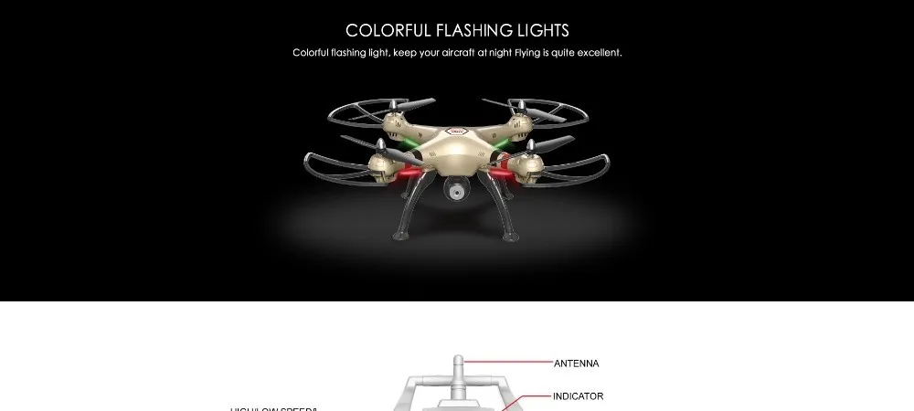 Фирменная Новинка SYMA x8hc 2.4 ГГц 6 оси гироскопа RC Quadcopter Дрон с camra HD 2.0mp Камера Широкий формат Радиоуправляемый квадрокоптер вертолет VS X8C