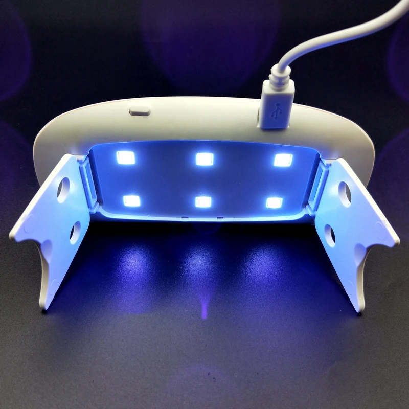 

SUNmini 6w UV LED Lamp Nail Dryer Portable USB Cable For Prime Gift Home Use Gel Nail Polish Dryer Mini USB Lamp