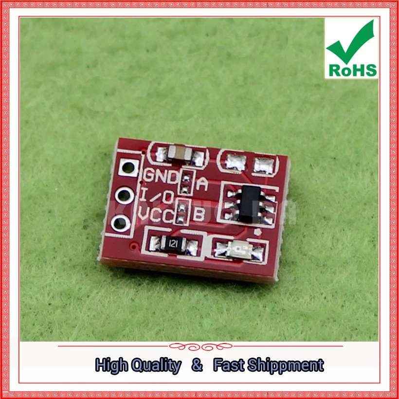 

TTP223 touch key module self-locking jog capacitive switch single transformation board (D2A4)