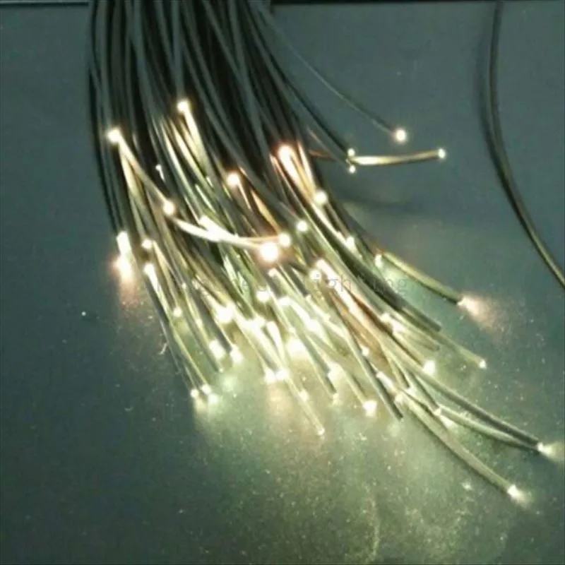 5mX черный PMMA конец светящийся пластиковый волоконно-оптический кабель внутренний диаметр 2 мм/3 мм/5 мм/6 мм/8 мм/10 светильник для освещения