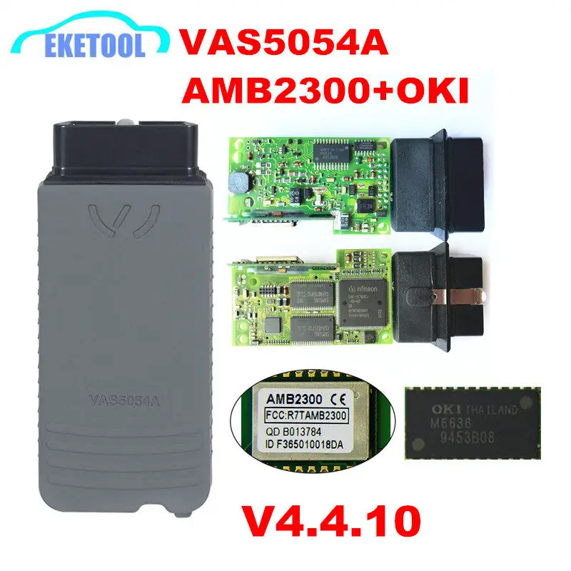 

VAS5054 OKI Full Chip ODIS V4.4.10 Newest Version AMB2300 Bluetooth 1:1 Design PCB High Quality VAS 5054a UDS Multi-Language