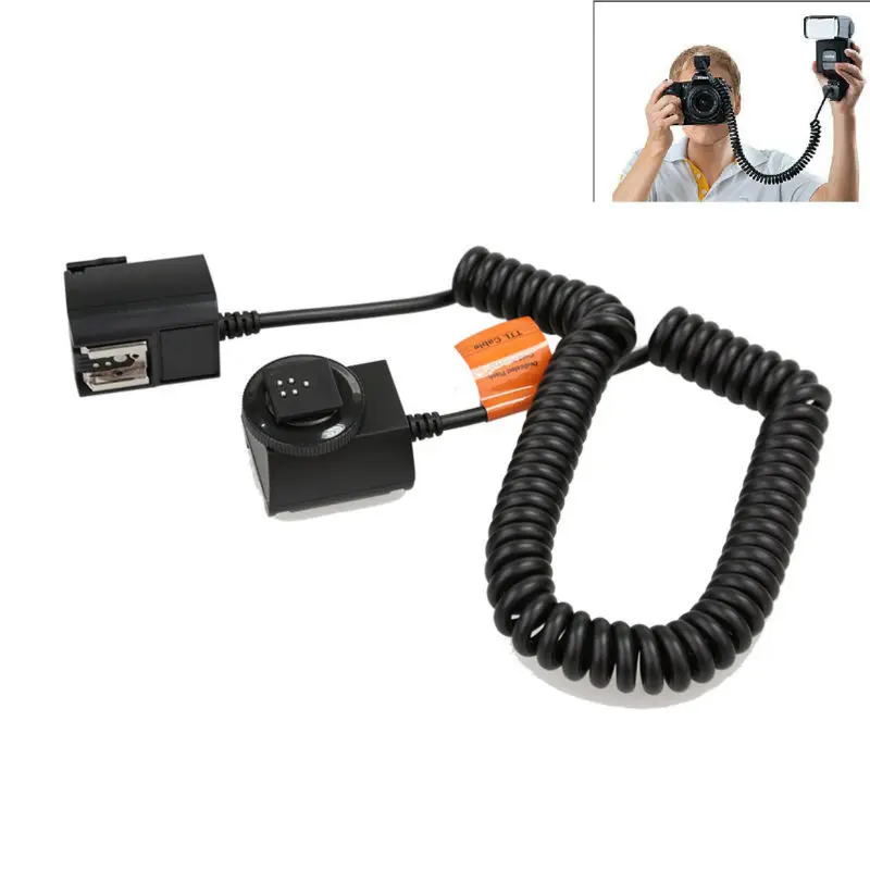 Godox TL C 3M Off Camera Flash Speedlite TTL Cable Shoe