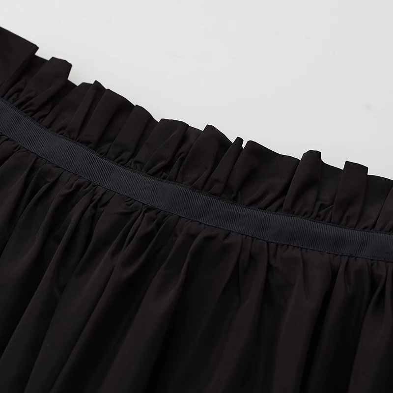 ARTKA, летняя женская винтажная юбка, одноцветная плиссированная юбка с высокой талией, трапециевидная юбка для женщин JQ19012