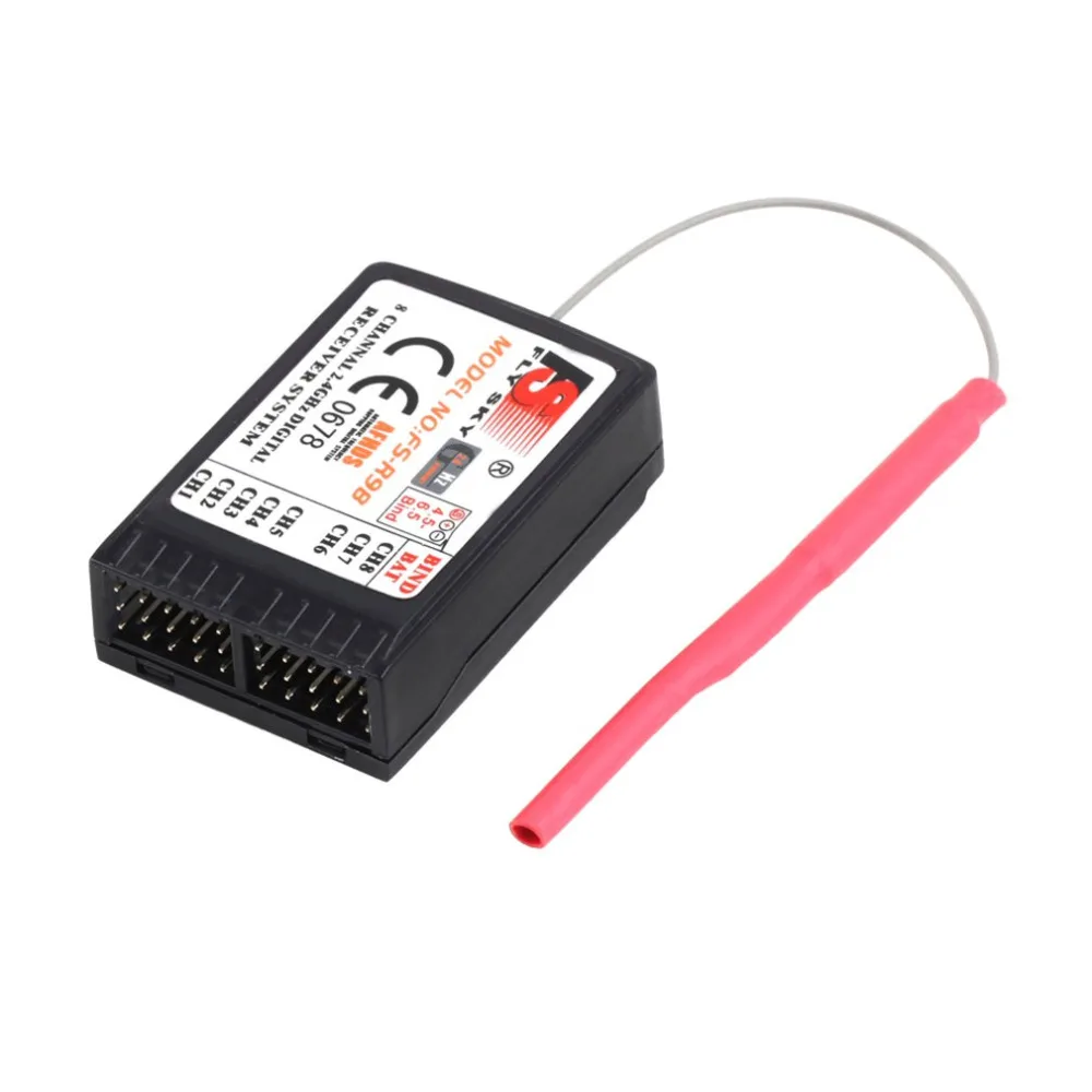 1 шт. оригинальный FlySky FS R9B высокоточный приемник 2 4 ГГц 8 каналов для передатчика
