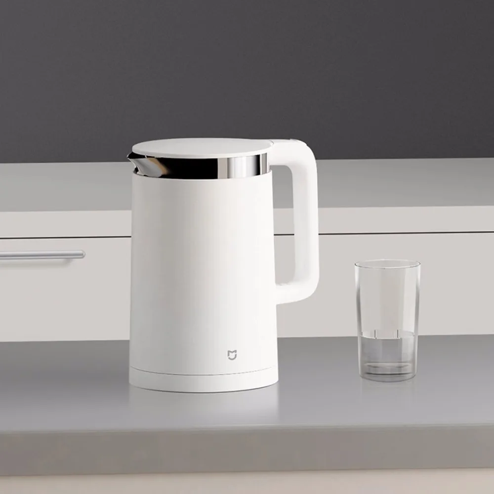 Xiao mi jia, умные Термостатические электрические чайники для воды, 1,5 л, 12 часов, термостат с поддержкой управления, приложение Smart mi Home