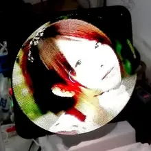 Вращение POV, диаметр 220 мм, 100 светодиодов полноцветный POV, анимация POV, программирование DIY поворотный экран, реклама, подарок на день рождения