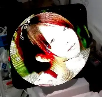 

Rotation POV,diamete 220 mm, 100 LEDS full-color POV, animation POV, DIY programming rotary screen, advertising, birthday gift