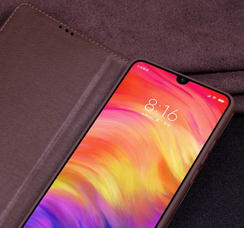 Настоящий Роскошный кожаный чехол s для Xiaomi Redmi Note 7 Чехол ручной работы на заказ флип-чехол для телефона для Fundas Note7 задний Чехол