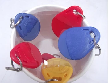 

1000pcs/lot Key Fobs 125KHz Proximity EM4100/4102 RFID ID Card Keychains Token Tags