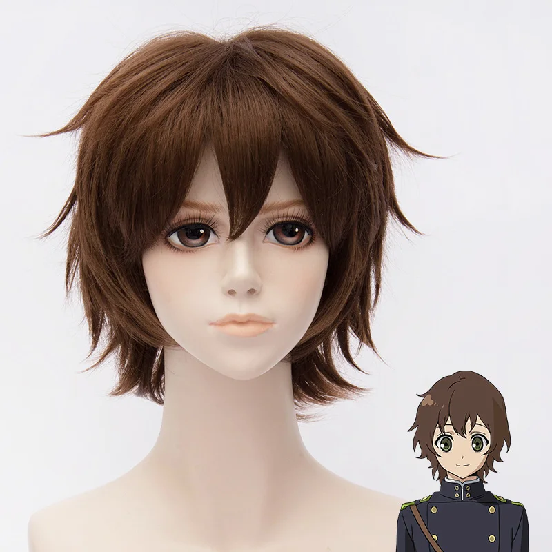 Yoichi Saotome Серафим конца Shinoa Шинья Saotome sangu Цепеш kimizuki Батори Микаэла Юитиро Косплэй парики - Цвет: Yoichi Saotome