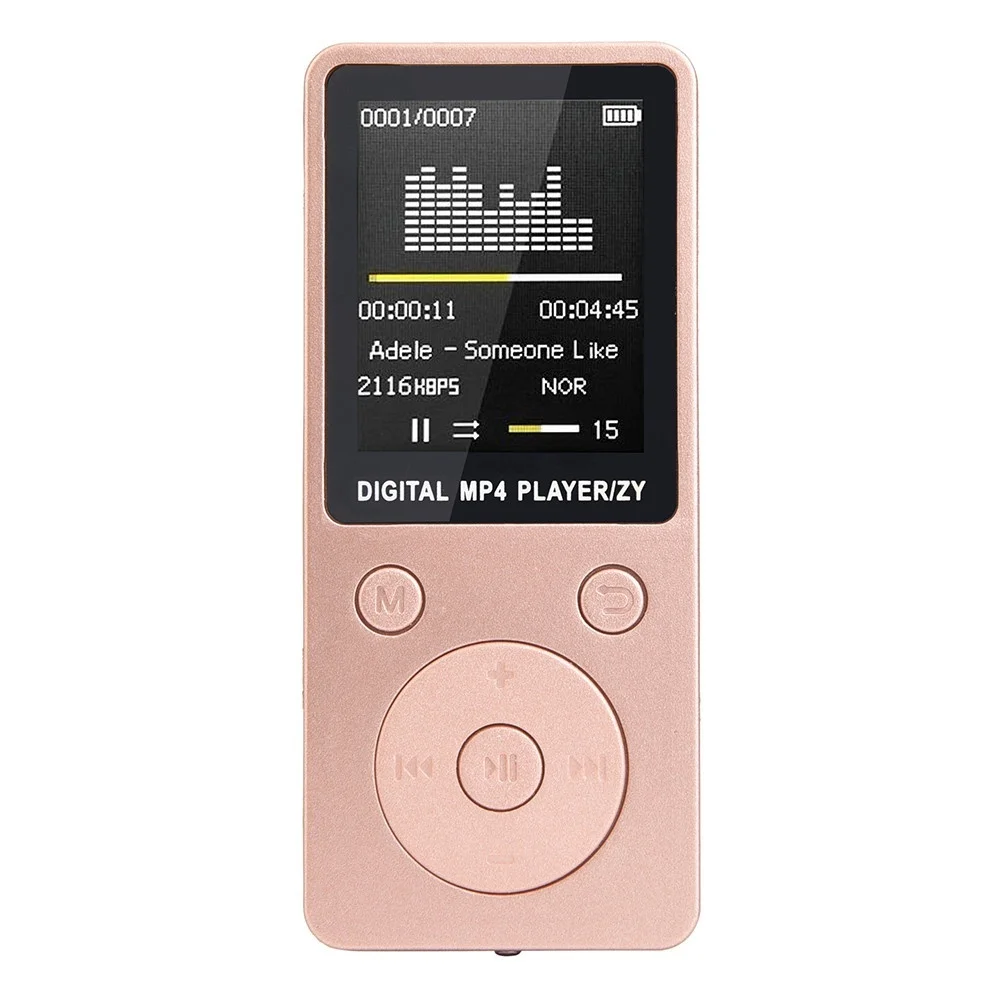 

New Hot Matte 1.8-inch MP3 Music Player FM Recorder Walkman Non-slip Portable MP3 Player For Sport