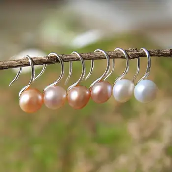 

Coeufuedy Pearl Earrings Freshwater Pearl Earrings Jewelry Classic Earrings For Women Party Gift Pearl Jewelry