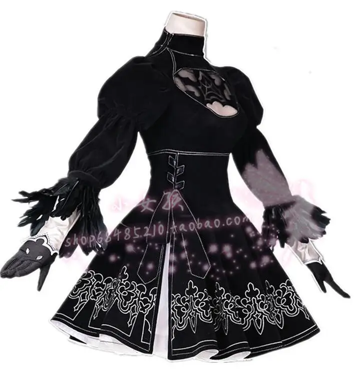 black anime dress