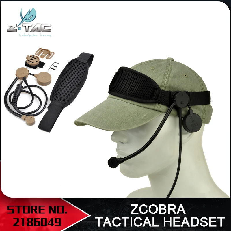 

Z-Tac ZCOBRA TACTICAL HEADSET Militar Headphones Low profile In-Ear Z043