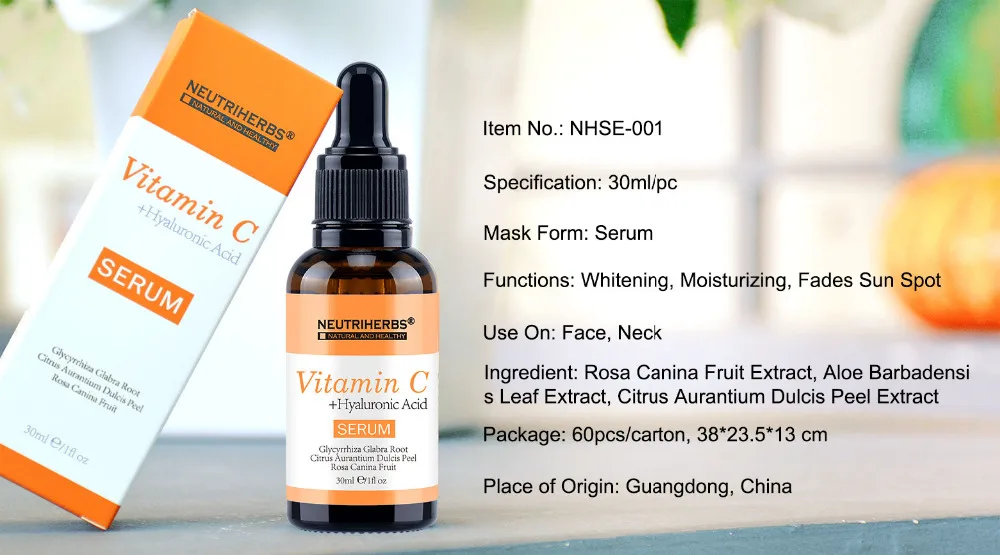 Vitamin C Serum-Spcification