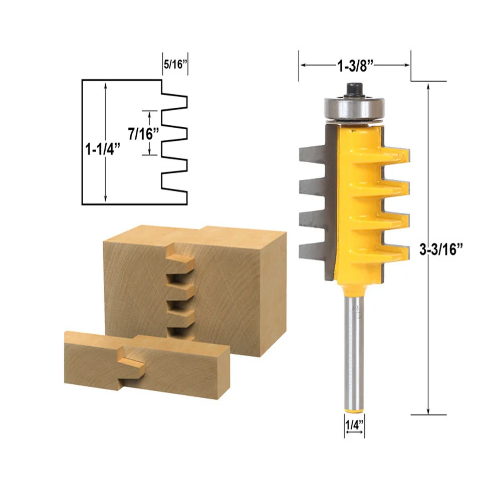 1/2(12,7 мм) 1/4(6,35 мм) рельс Реверсивный палец соединение клея маршрутизатор бит конус Tenon резчик по дереву электроинструменты дерево фрезерный станок(для гравировки