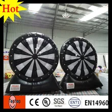 Новые коммерческие интерактивные Вечерние игры для взрослых, гигантская надувная футбольная Дротика, доска диаметром 3 м 0,55 мм, брезент из ПВХ