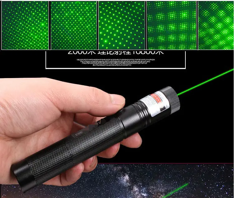 Усиленный лазерный прицел AAA зеленый Лазерные указки 500 W 500000 м 532nm фонарик горящая спичка, светящиеся сигары сигнальная лампа кемпинг