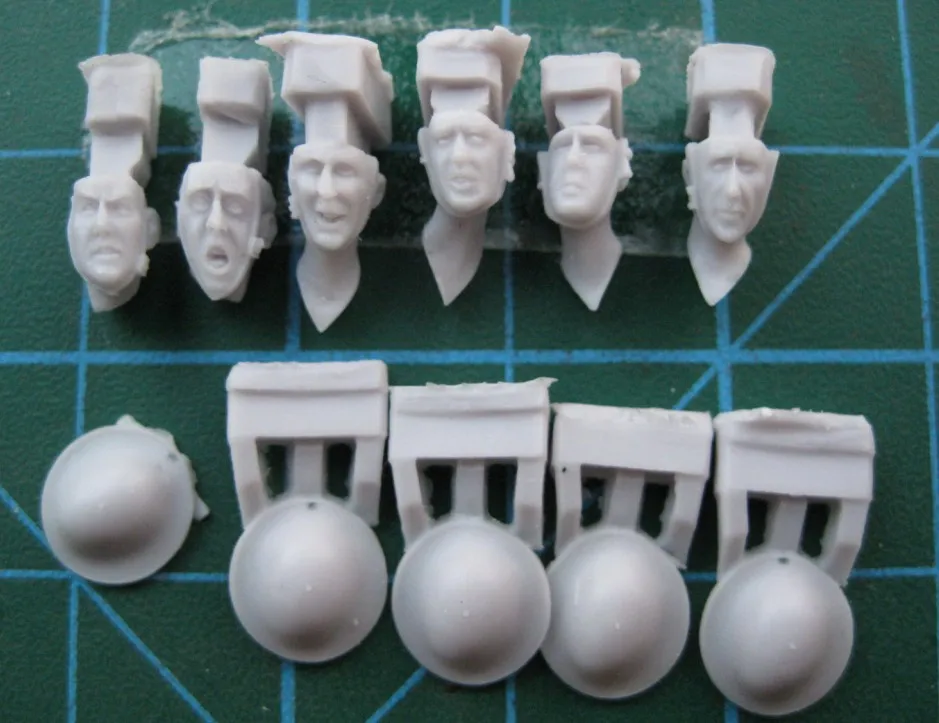 Голова британского войска Второй мировой войны 1:35 (6 фигурок)|wwii figures|1/35 headshead head |
