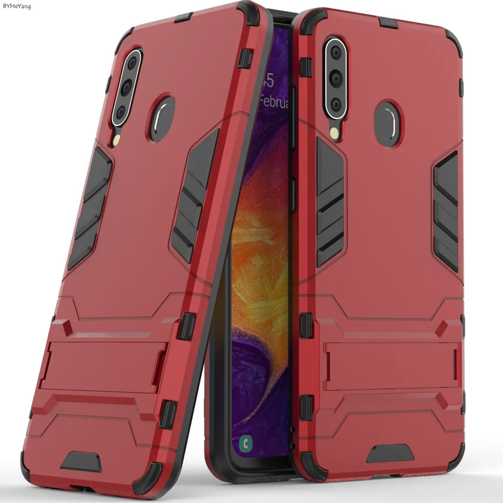 sFor Cover Samsung Galaxy A60 Case Rubber Robot Armor Shell Hard Back Phone Cover For Samsung Galaxy A60 a606 A606F with Stand