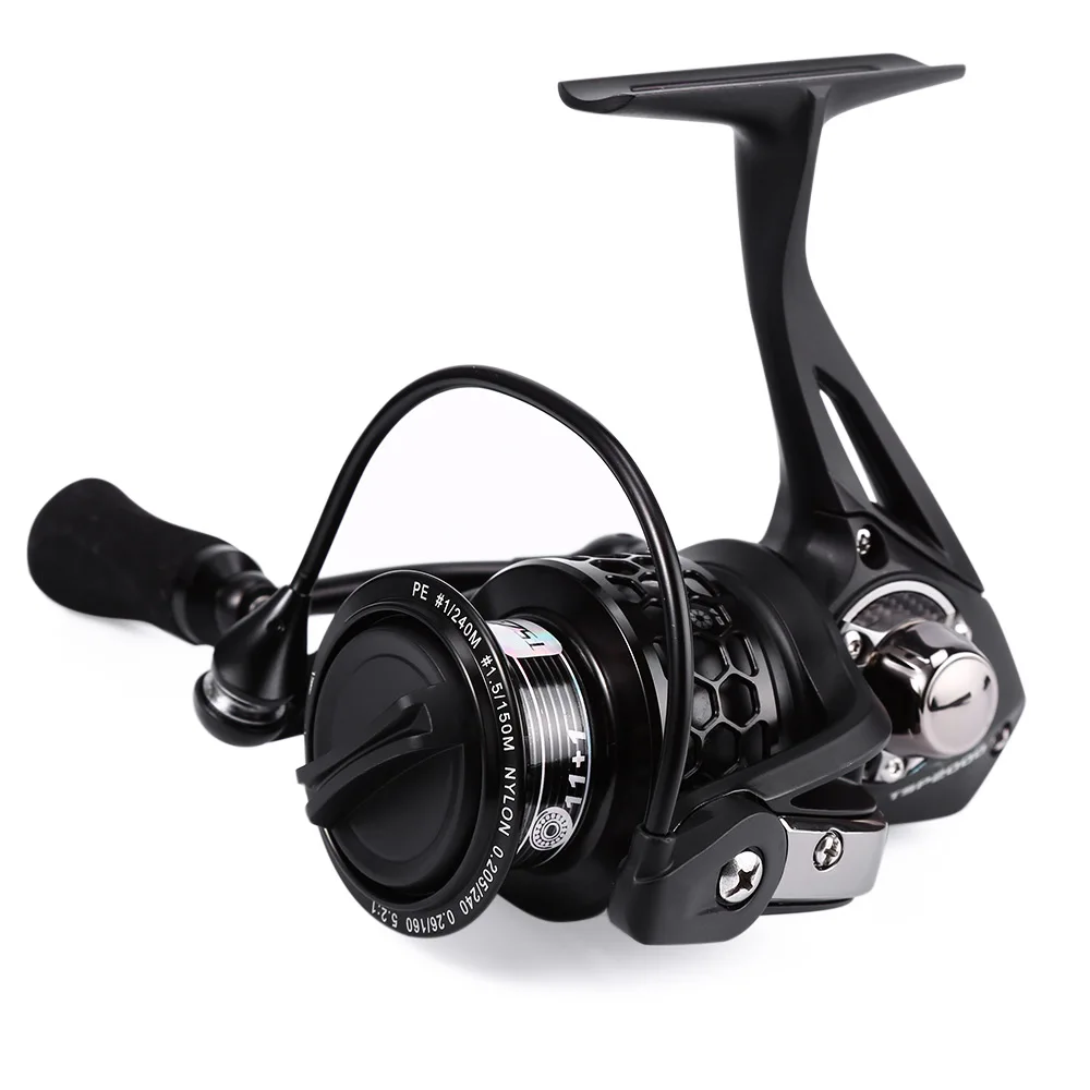 

Trulinoya TSP2000 12BB Metal Aluminum Spinning Fish Reel with Spare Spool Foldable Left Hand Brand Quality Fishing Reels