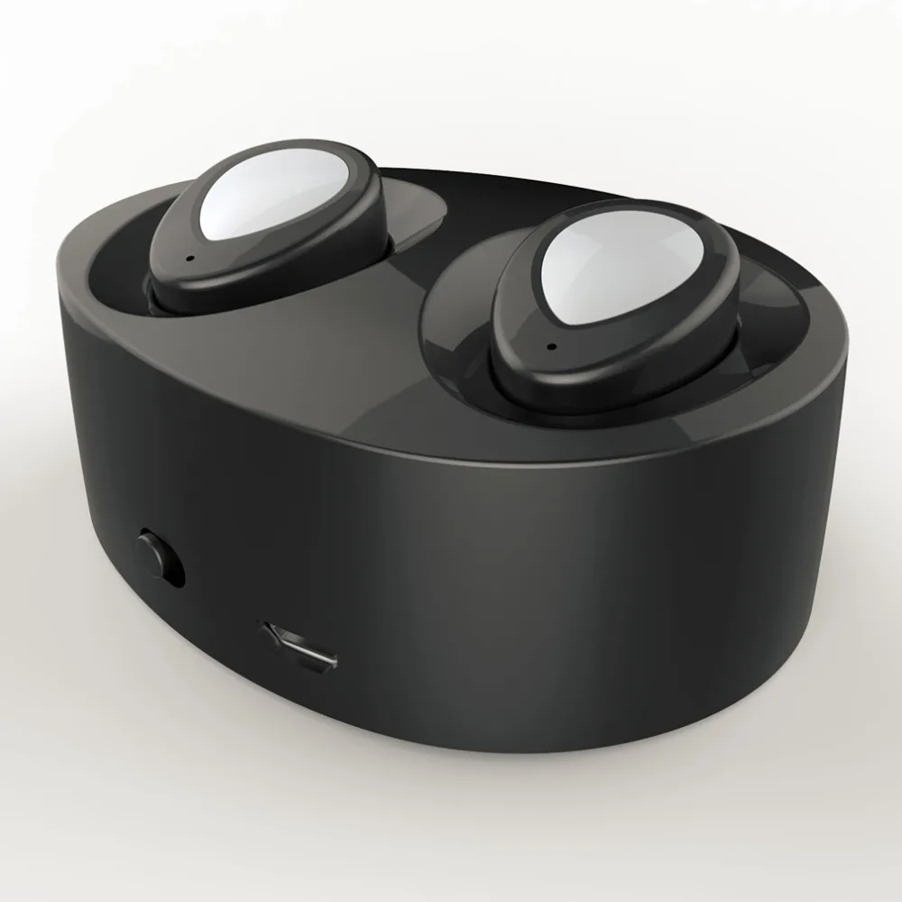 

TWS Super Small Size Wireless Bluetooth V4.1 Stereo Earphone Comfortable Earbuds With Charging Base For Iphone 7