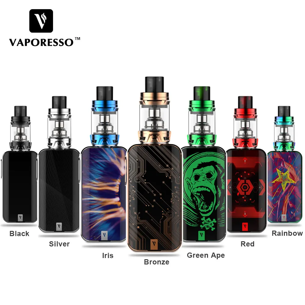 Оригинальный 220 Вт Vaporesso LUXE Vape комплект с SKRR Танк 8 мл распылитель QF Meshed катушка VS Мститель электронная сигарета Vape комплект