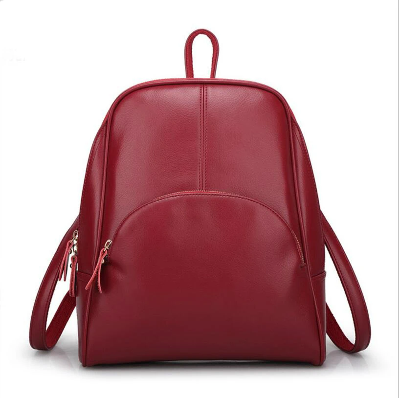 100 Genuine leather Women Backpack Designer Female Backpacks Students School Bags Fashion Genuine Leather Travel Backpack