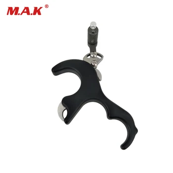 

New 5 colors Style 4 Fingers Grip Caliper Release aid Archery Caliper Grip Release For Compound Bow Hunting