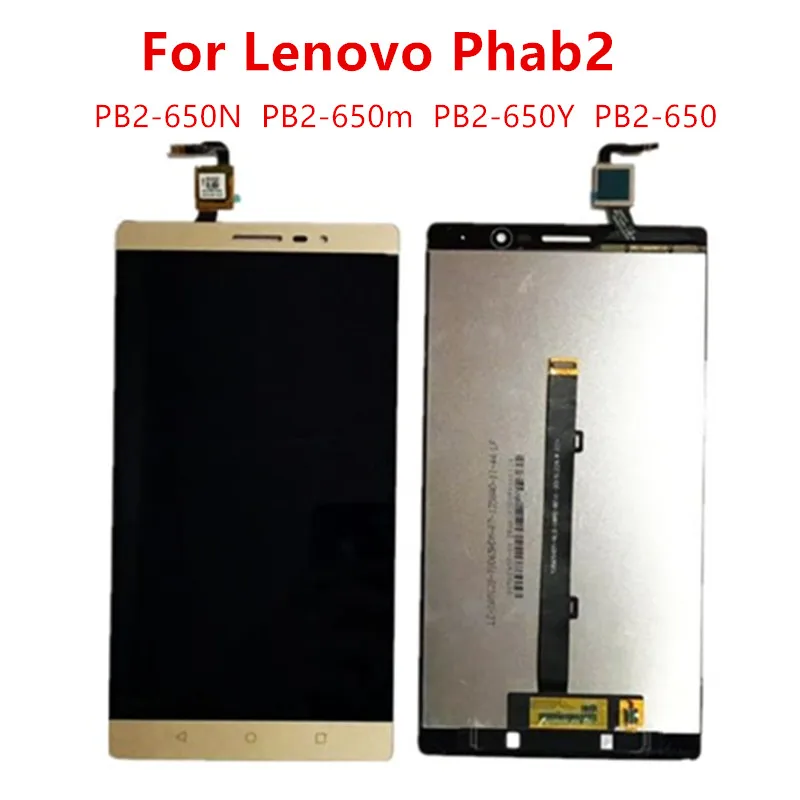 6 4 &quotдля Lenovo Phab2 Phab 2 PB2-650N PB2-650M PB2-650Y ЖК-дисплей сенсорный экран стекло дигитайзер