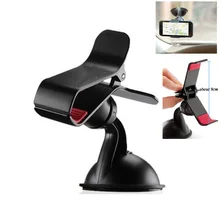 Универсальный автомобильный держатель для телефона лобовое стекло 360 Поворотный Зажим Автомобильный держатель Подставка поддержка Samrtphone 100 шт./партия