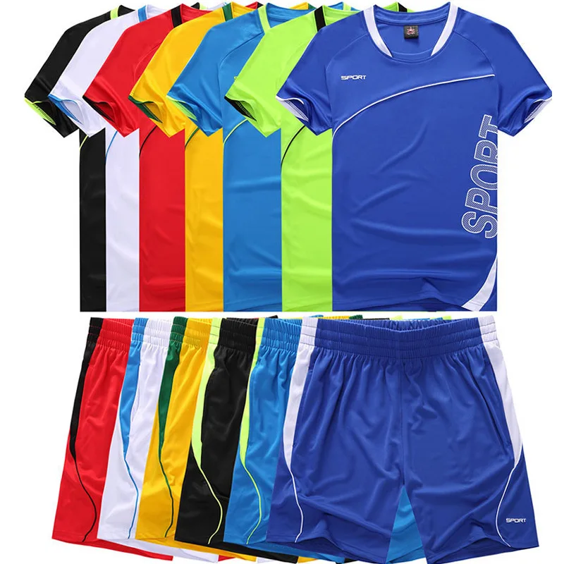 2018 Kids Adult Soccer Jersey Set  (2)