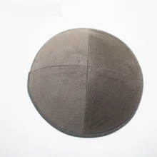 Однотонная бархатная еврейская Кепка Kippot высокого качества Skullies Beanies еврейская Кепка