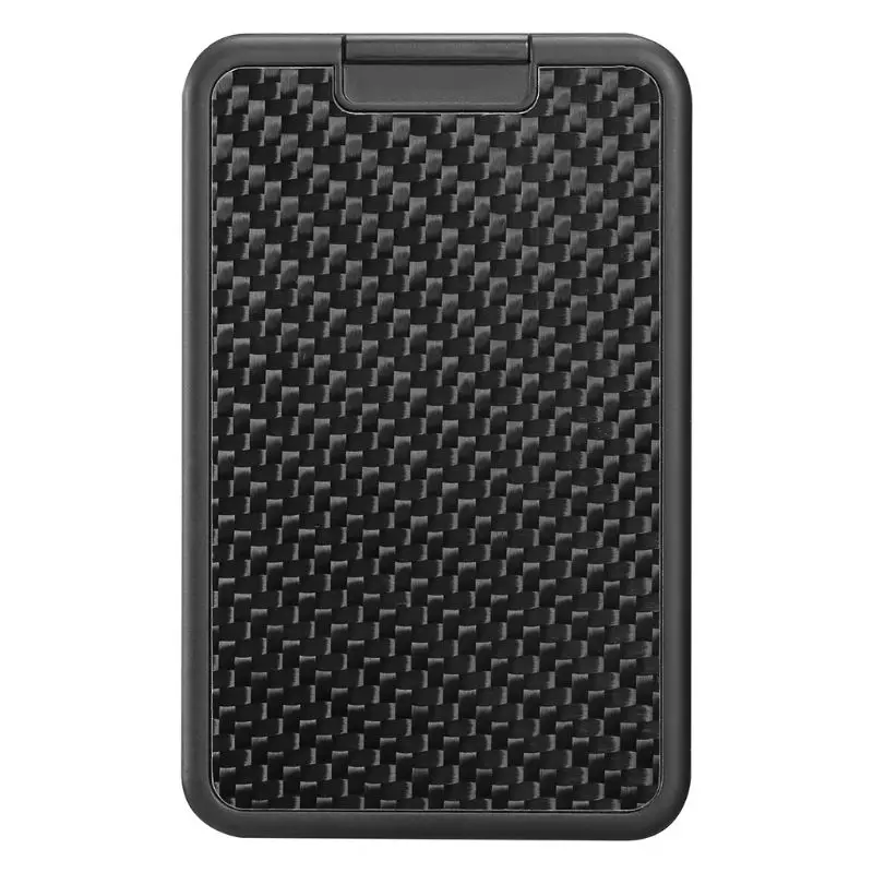 

Black PVC Slid ID Credit Card Holder RFID Blocking Protector Elastic Band Cash Clip Wallet Cards Case