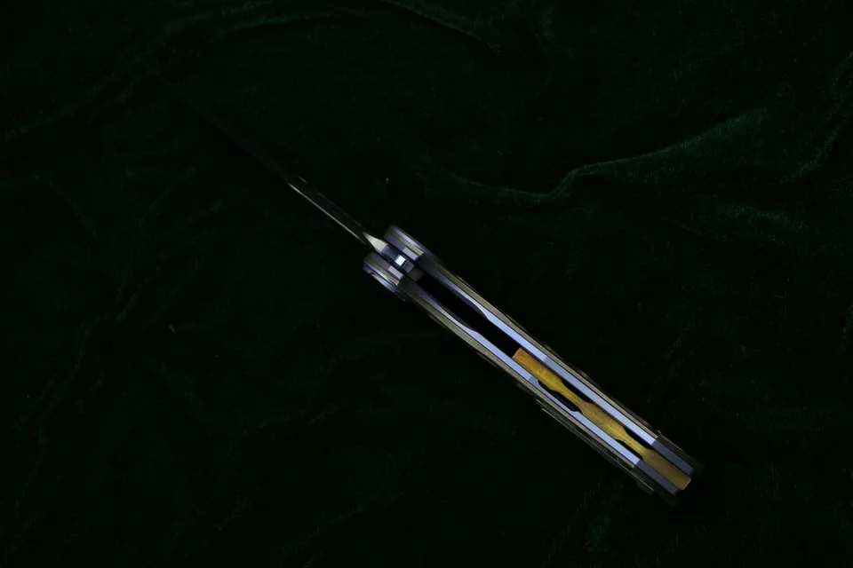 VENOM гарпун M390 стальной титановый CF Флиппер складной нож для кемпинга охоты выживания карманные кухонные ножи для фруктов инструмент для повседневного использования