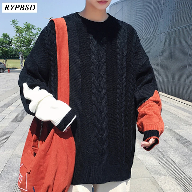 

Solid Color Knitted Sweater Men Pulover Wool Christmas Sweater Men Knitwear Male Sweater Pullover Men Clothes 2019 Winter