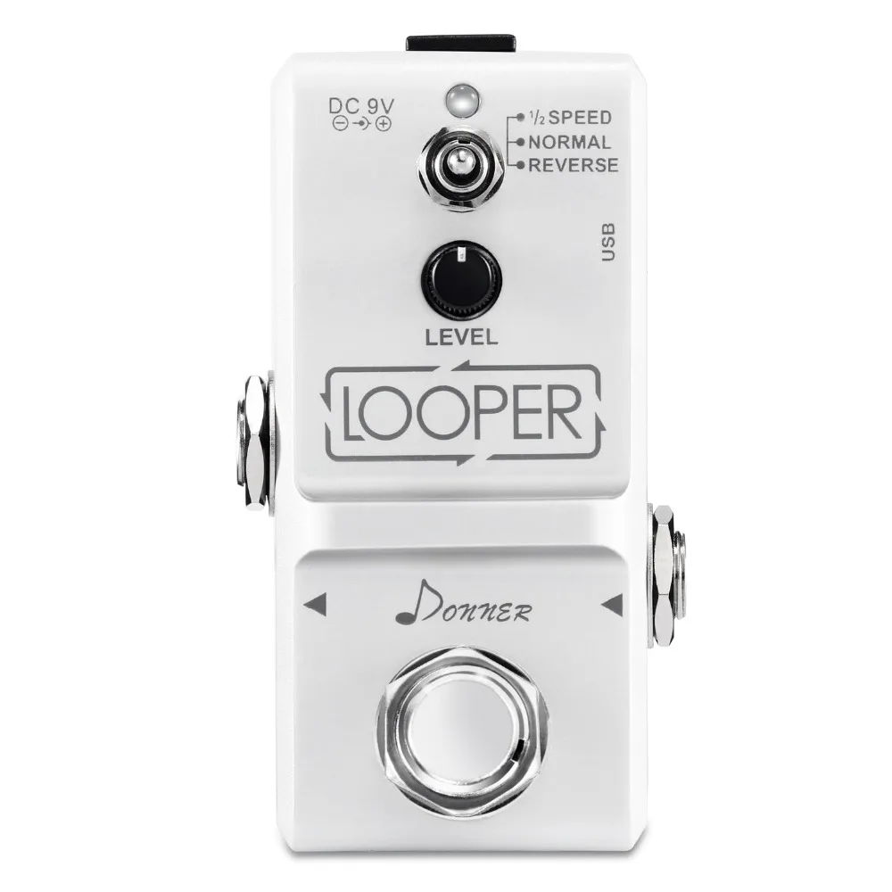 Clasificación salto fósil Donner Looper Pedal de efectos de guitarra 10 minutos tiempo de bucle Mini  PedalTrue bypass Stompbox accesorios de guitarra eléctrica de calidad  nuevo|Partes y accesorios de guitarras| - AliExpress