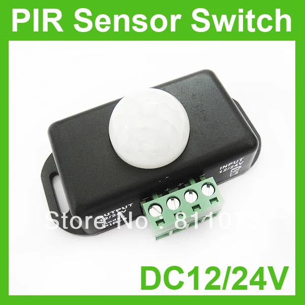 12V 24V 8A PIR Sensor Switch For LED Strip Lightin Dimmers from Lights