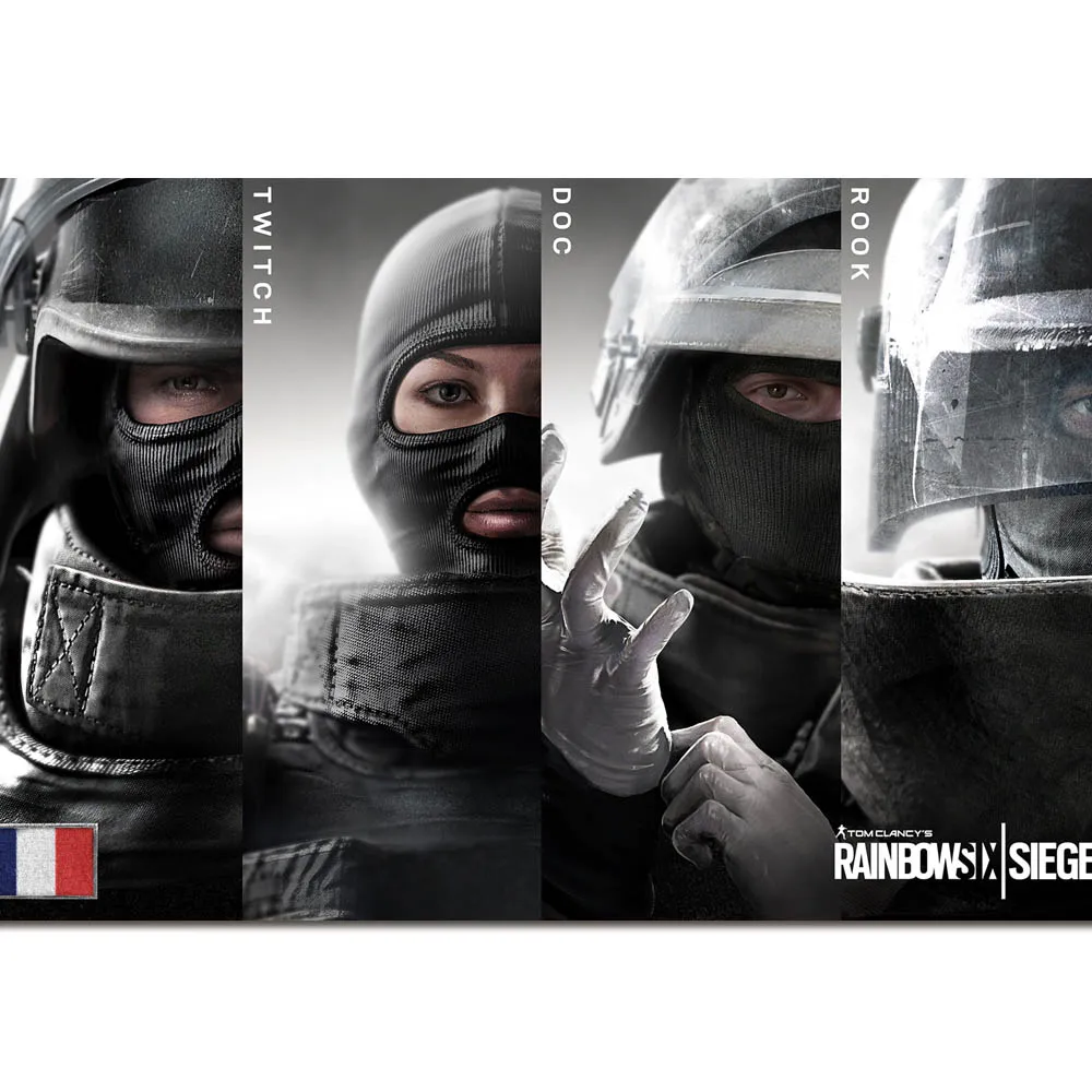 Радуга Six Siege видео игра плакаты и принты 24*36 дюймов настенные картины Домашний