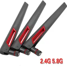 1 шт. 5,8 Г 2,4 г Lte телевизионные антенны 12dbi высокого усиления маршрутизатор RP-Sma штекер разъем