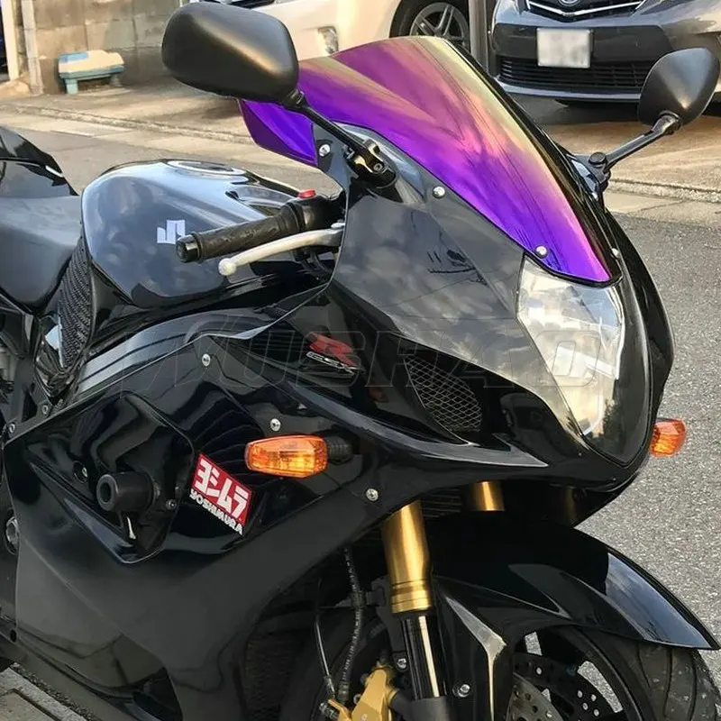 Лобовое стекло для мотоцикла двойной пузырьковый ветровой экран Suzuki 2003 2004 GSXR1000