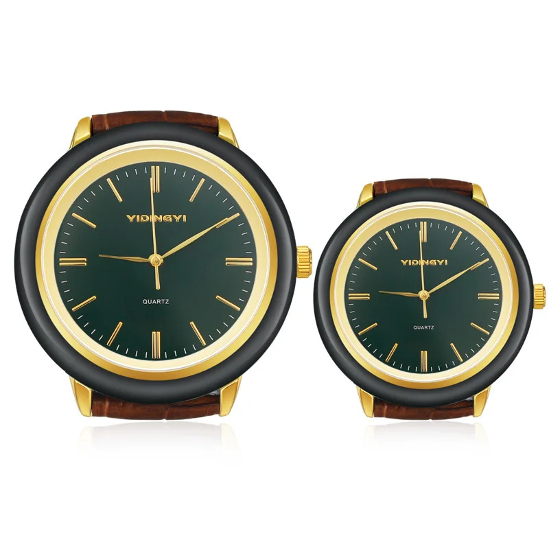 

2019 Promotion Hot Sale Watch Of Wrist Of Men And Women With Automatic Jasper Green Black Jade Belt To Send The Certificate