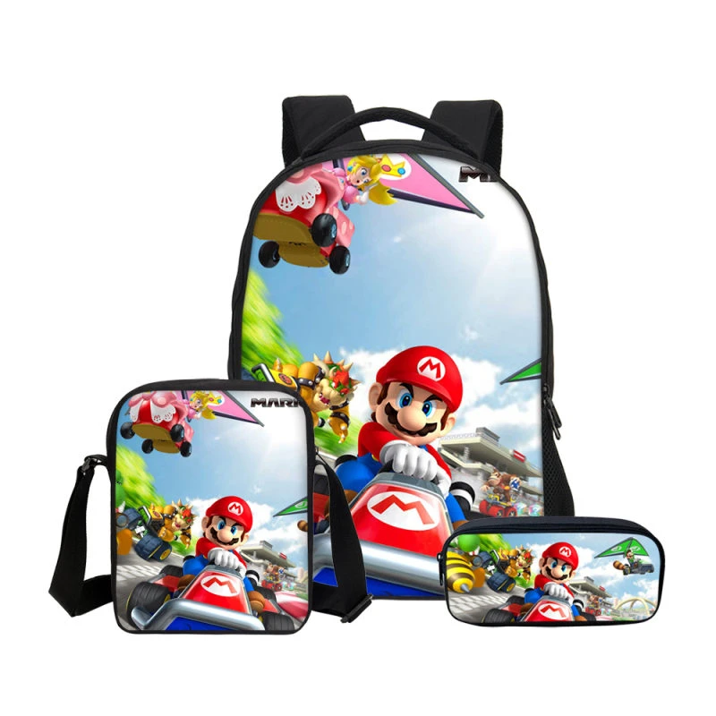 Mochila Super Mario Mochila Escolar Super Mario Print 3d Mochila Super Mario Mochila Escolar Super Mario Print 3d