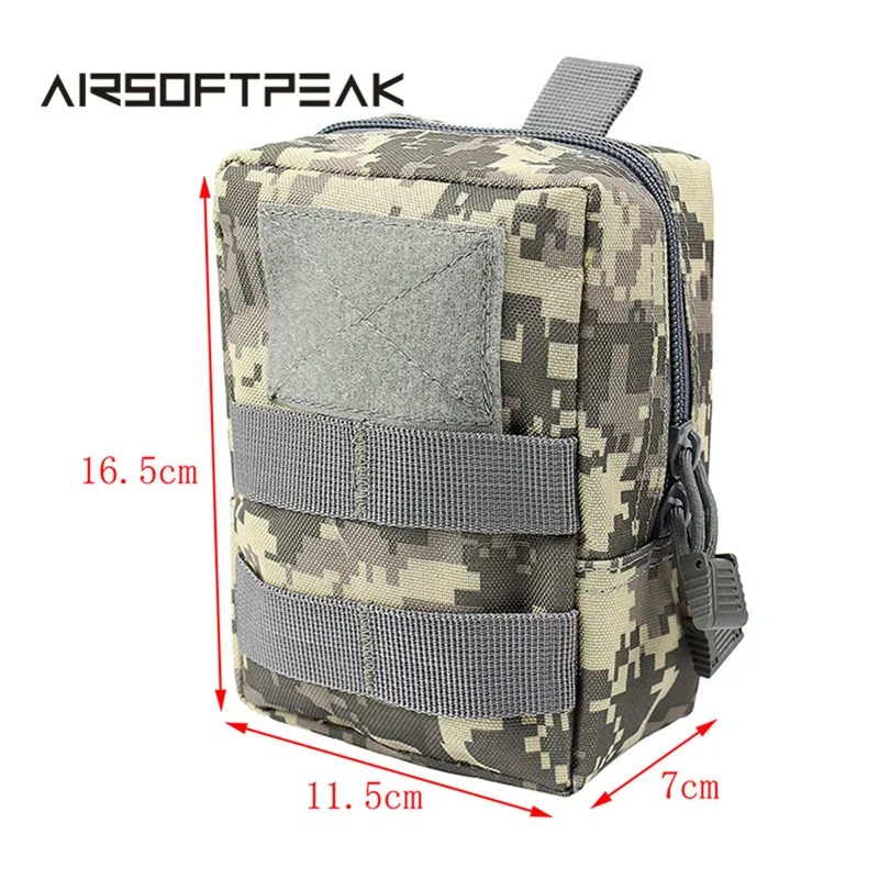 AIRSOFTPEAK Военной Molle Сумка Талии Тактический EDC Сумки Открытый Мешочек Талии Охотничьи Сумки Охотничий военный тактический мешок