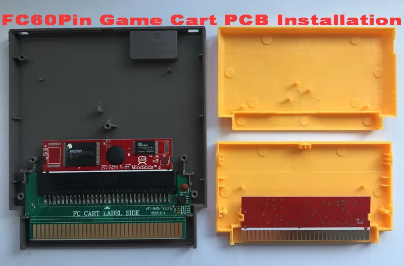 FC60Pins к NES72Pins игры Картридж конвертер для NES консоли